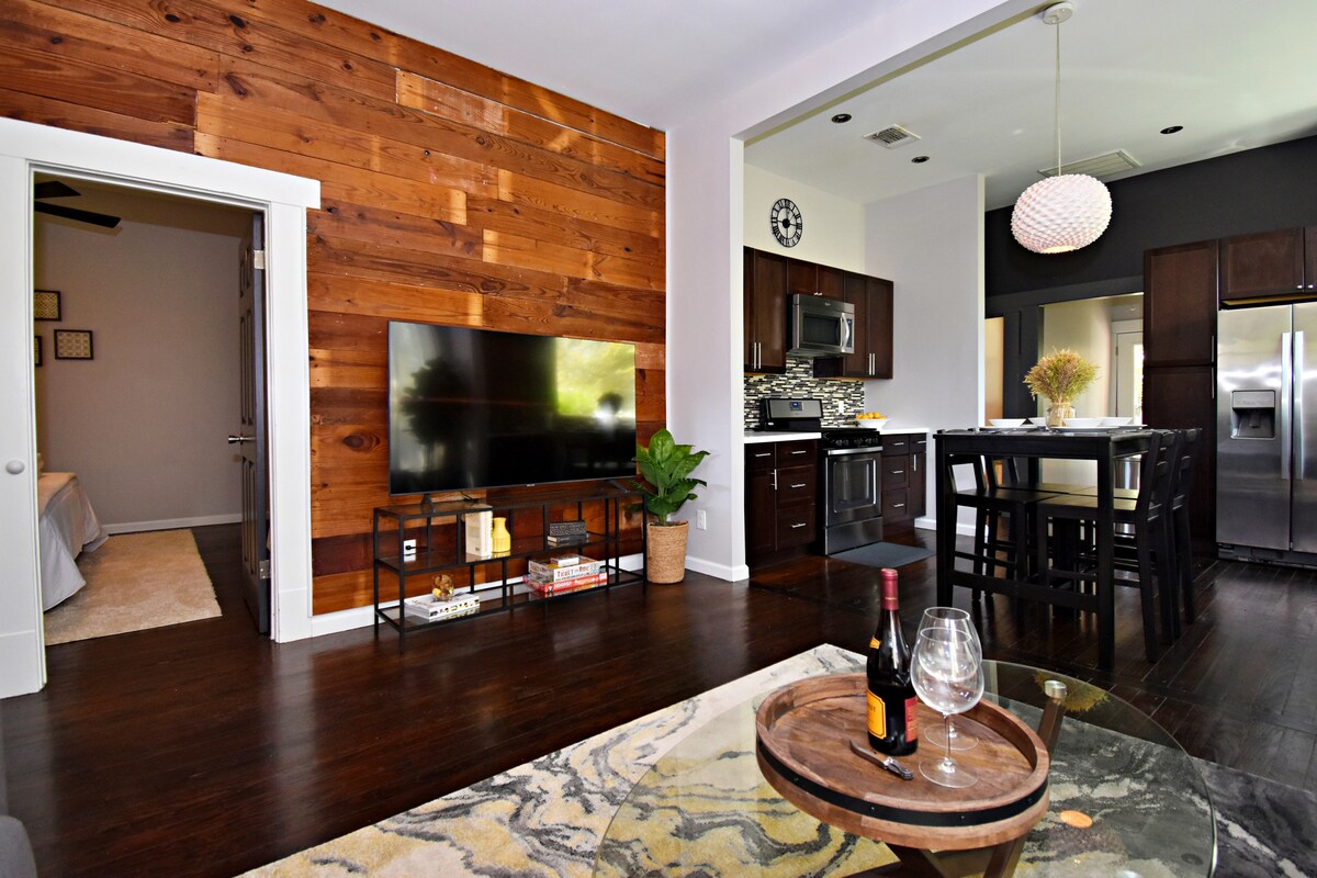 Evening view of San Antonio furnished rental